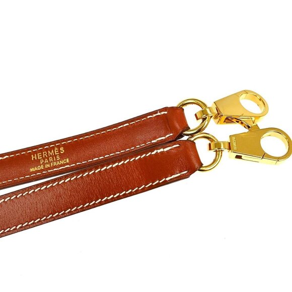 Hermes Shoulder Strap For Kelly Box Calf Brown Accessories XX08341 - Picture 4 of 4